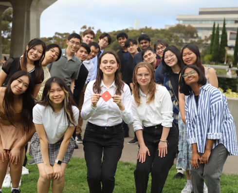 ACM AI board holding an AI diamond